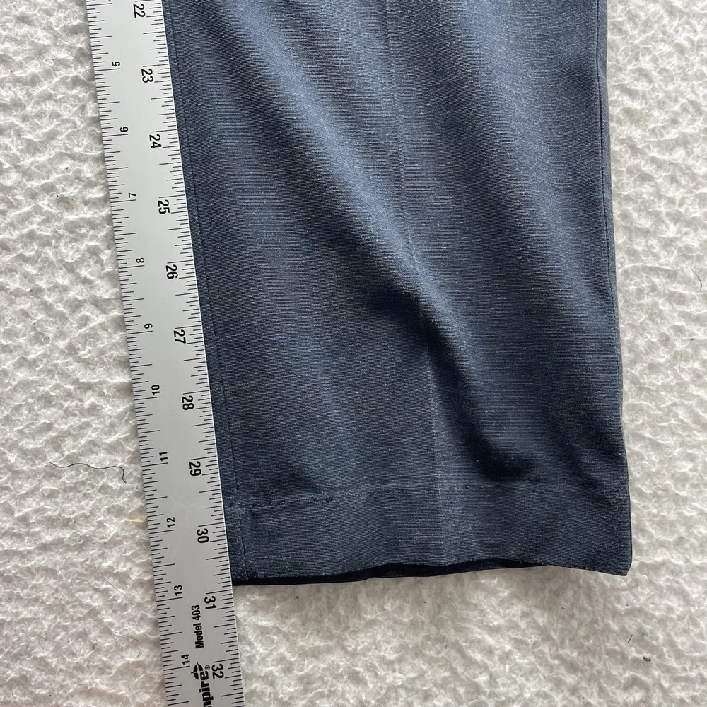 Linksoul Golf Pants Mens 36x31 (Tag 35) Navy Blue Gray Chino Performance Stretch